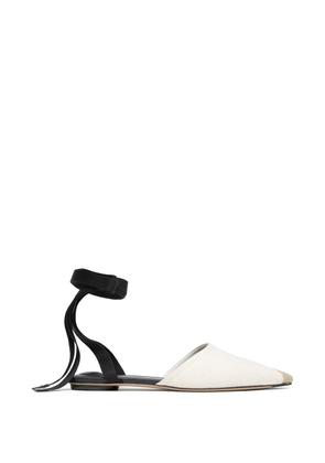 Jacquemus tie strap sandals - Neutrals