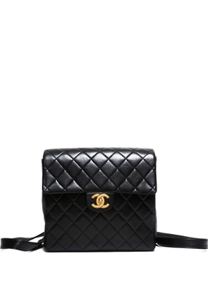 CHANEL Pre-Owned 1994-1996 quilted backpack - Black