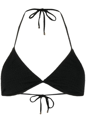 Nanushka triangle bikini top - Black