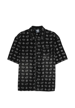 Billionaire Boys Club patterned short sleeve shirt - Black