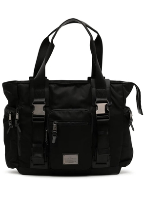 Makavelic multiple zip-fastening pockets tote bag - Black