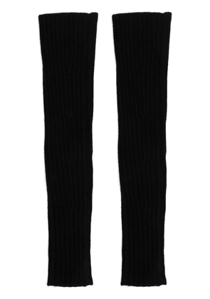 Cashmere In Love Graz cashmere fingerless arm-warmers - Black