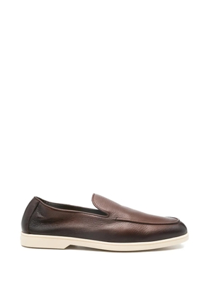 Doucal's leather loafers - Brown
