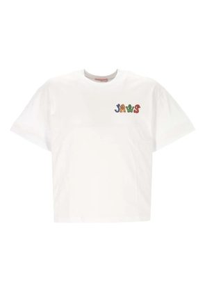 Jaws logo-print T-shirt - White