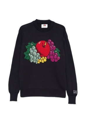 D.A.T.E. fruit print sweater - Blue