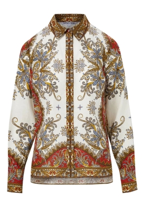Veronica Beard Maryam paisley-print blouse - Neutrals