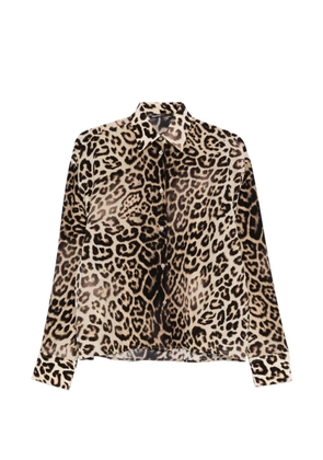 Ermanno Scervino leopard-print shirt - Neutrals