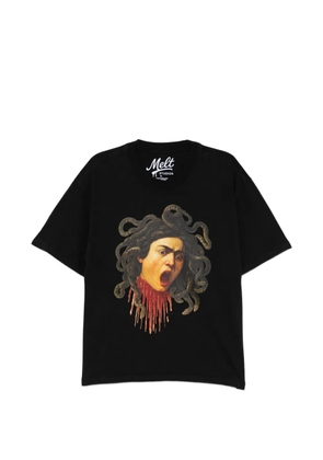 Melt graphic-print T-shirt - Black