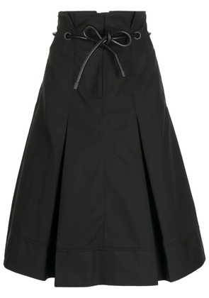 3.1 Phillip Lim Origami high-waisted midi skirt - Black