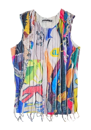 Borbala printed top - White