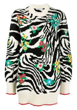 Philosophy Di Lorenzo Serafini abstract-print mini dress - White