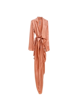 Rick Owens draped dress - Orange