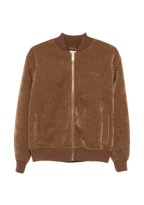 MC2 Saint Barth Celia zip-up corduroy jacket - Brown