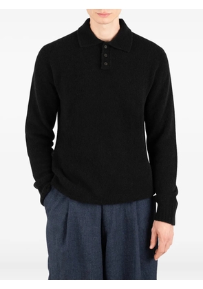 Société Anonyme Ethan polo-collar sweater - Black