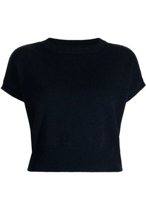 Teddy Cashmere Genova cashmere cropped top - Blue