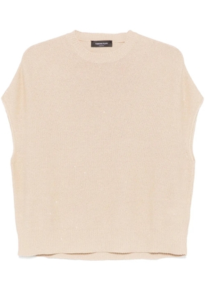 Fabiana Filippi fine-knit vest - Neutrals