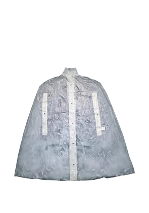 PROTOTYPES graphic-print raincoat - Grey