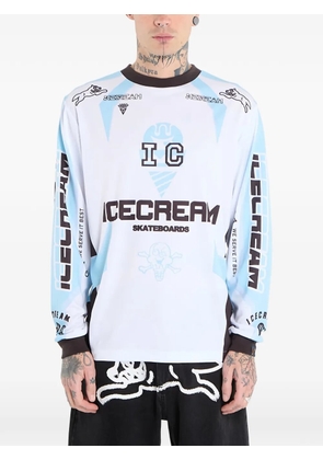 Billionaire Boys Club - Ice Cream Motorcycle L/S logo print T-shirt - White