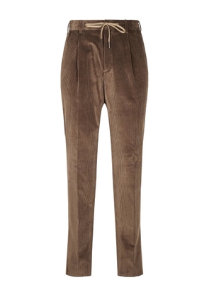 Tagliatore corduroy trousers - Brown