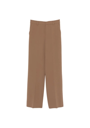 Federica Tosi zipped tailored trousers - Brown