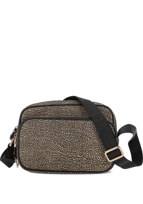 Borbonese printed shoulder bag - Neutrals