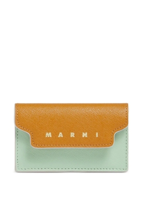 Marni saffiano leather wallet - Brown