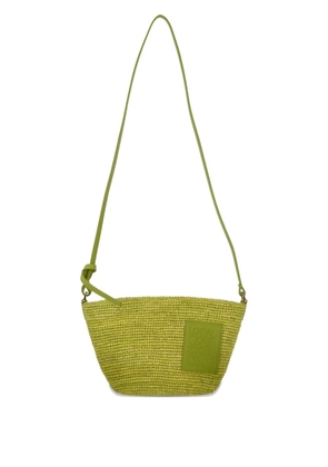 LOEWE logo-patch shoulder bag - Green