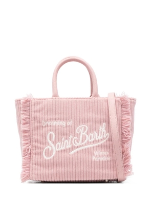 MC2 Saint Barth small Vanity fringed tote bag - Pink