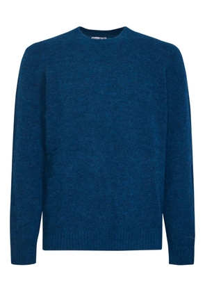 MC2 Saint Barth logo-embroidered crew-neck sweater - Blue