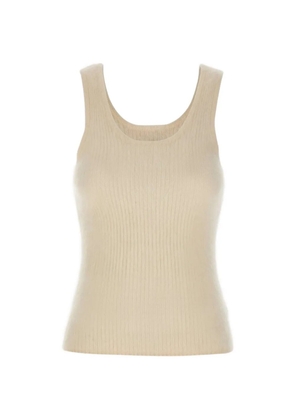 Not Shy Mae ribbed top - Neutrals