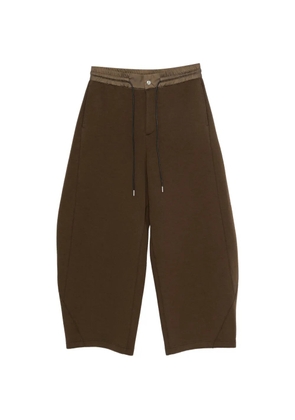 sacai drawstring trousers - Brown