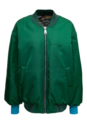 Khrisjoy logo-motif jacket - Green