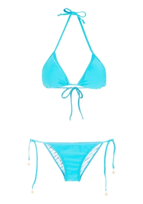 Amir Slama halterneck triangle bikini - Blue