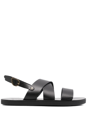 Ancient Greek Sandals Miltos slingback leather sandals - Black