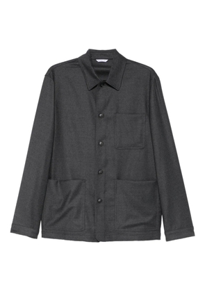 Manuel Ritz patch-pocket shirt jacket - Grey