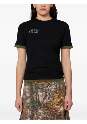 Gina Corrieri logo-print layered T-shirt - Black