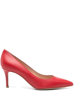 Gianvito Rossi calf leather pumps - Red