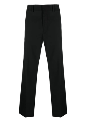 Patrizia Pepe straight-leg pressed-crease trousers - Black
