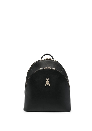 Patrizia Pepe logo-plaque backpack - Black