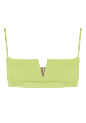 Lenny Niemeyer square-neck bikini top - Green