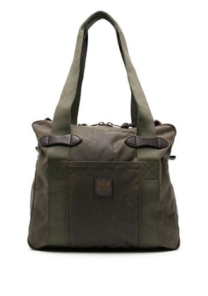 Filson Cloth logo-patch tote bag - Green