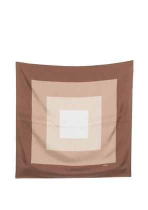 Lardini dip-dye scarf - Brown