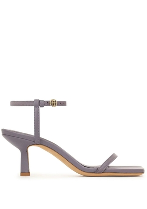 ANINE BING leather open-toe sandals - Grey