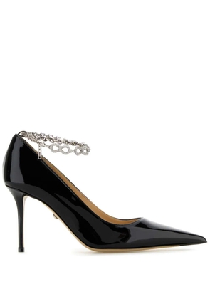 MACH & MACH 85mm Bow Chain pumps - Black