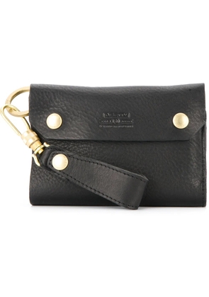 As2ov Oiled shrink short wallet - Black