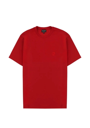 Giorgio Armani logo-embroidered T-shirt