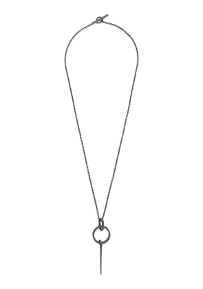 Parts of Four Portal mini spike pendant necklace - Black