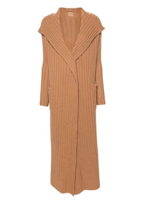 Teddy Cashmere Amalfi cashmere midi cardi-coat - Neutrals