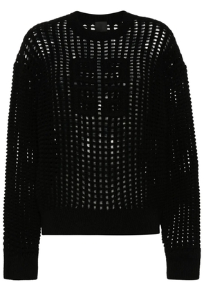 Givenchy 4G open-knit jumper - Black