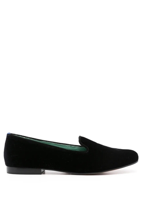 Bird&Co slip-on velvet loafers - Black